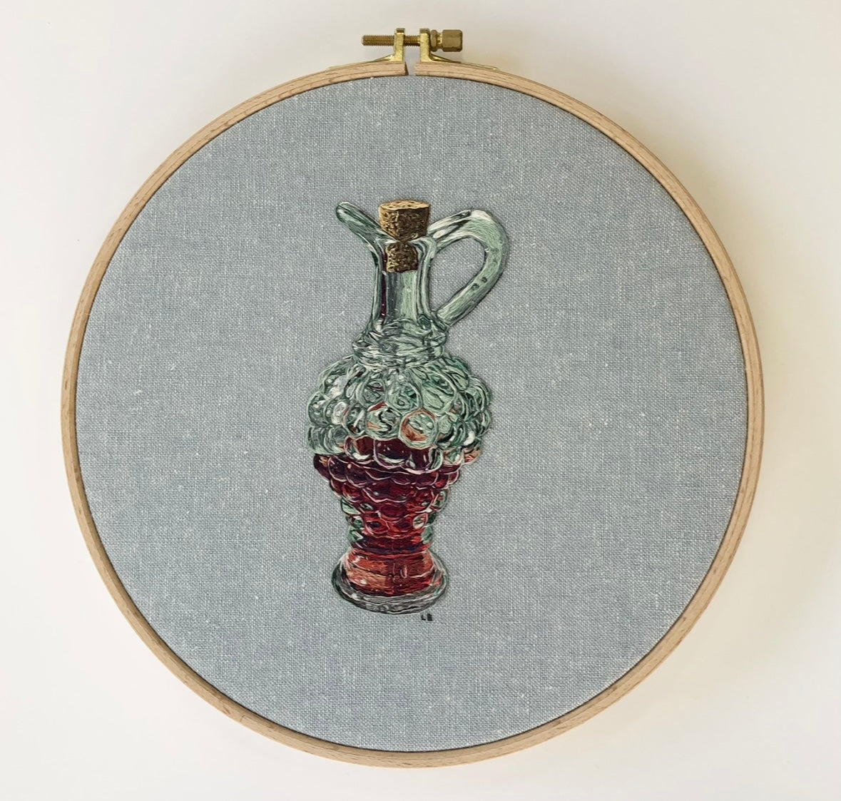Grape vinegar bottle